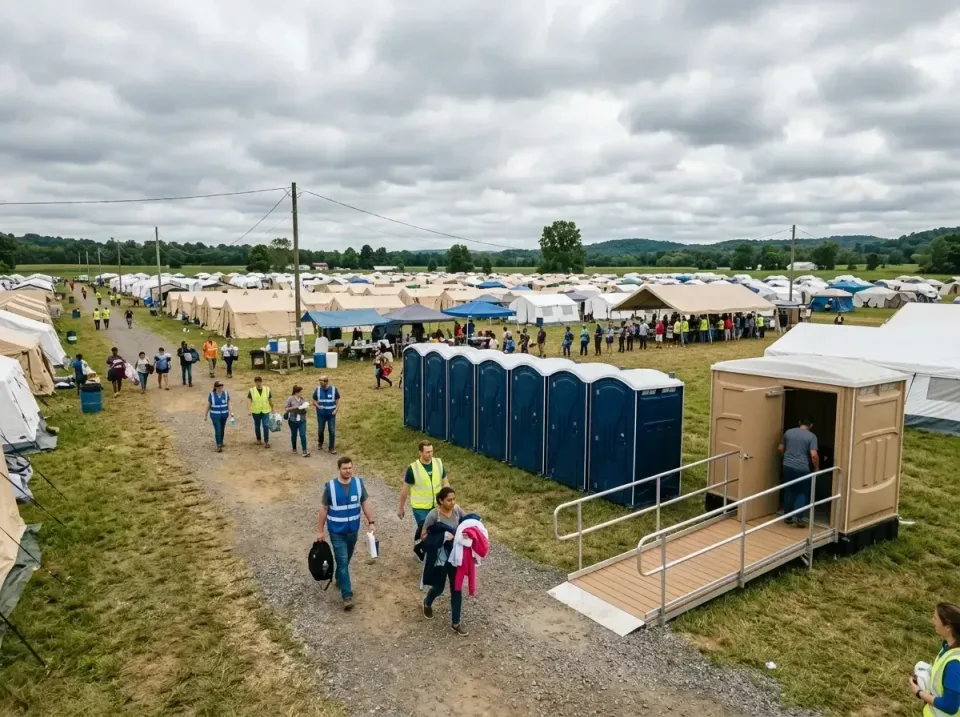 disaster-relief-camp-restrooms-010 — frequently asked questions, Dumpster & Portable Bathrooms Rental in Dermott, AR